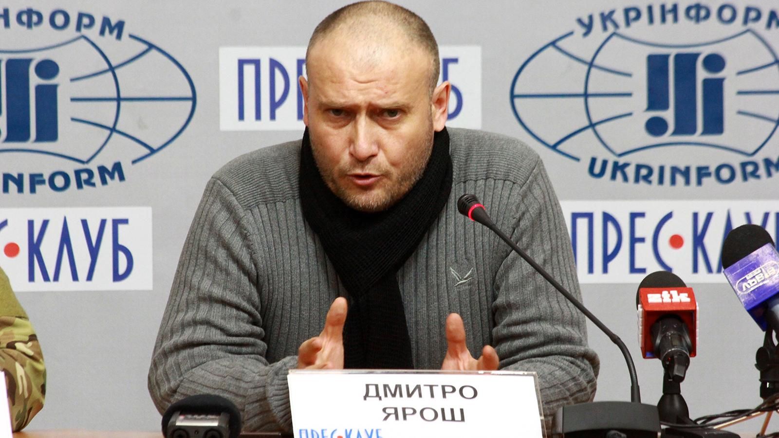 Ярош рассказал, кого хочет видеть в своей новой политической силе Ярош рассказал, кого хочет видеть в своей новой политической силе