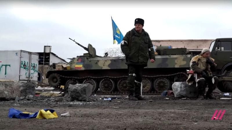 Как боевики вошли в Дебальцево – появилось уникальное видео