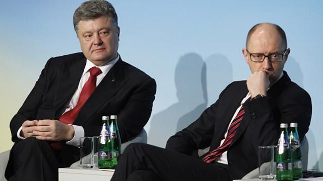 Яценюк пожаловался немецким журналистам на депутатов Порошенко