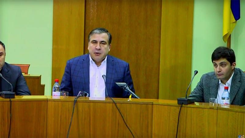 Саакашвили разгневанно выгнал работника СБУ: Вы занимаетесь ерундой! Саакашвили разгневанно выгнал работника СБУ: Вы занимаетесь ерундой!