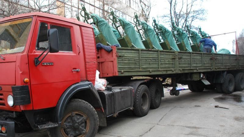 Новенькі міномети "Молот" відправили на допомогу українським бійцям