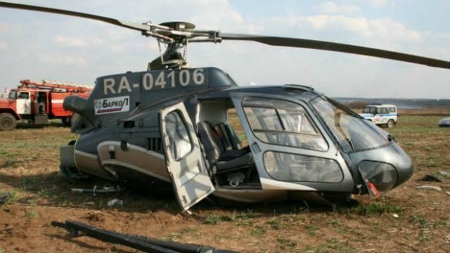 У Росії впав вертоліт: дві людини загинули 