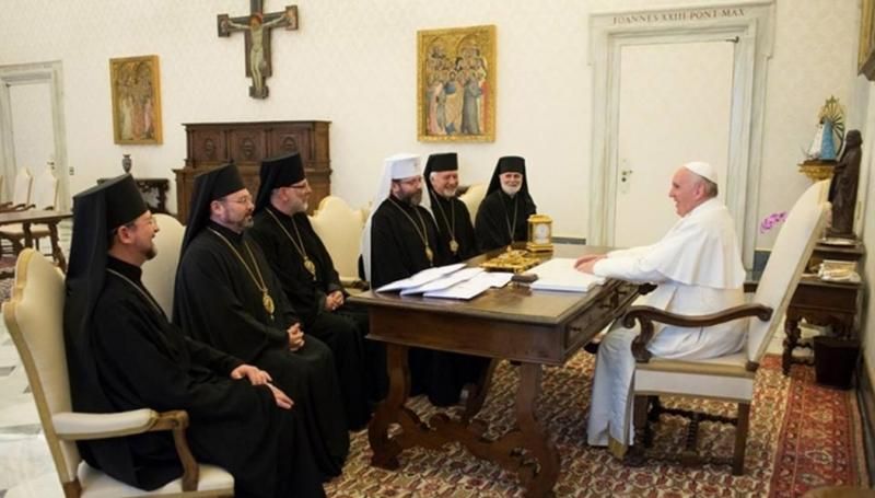 Представники УГКЦ зустрілись з Папою Римським: говорили про агресію Росії