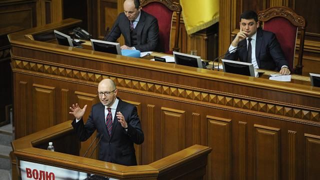 Яценюк жалуется: оппоненты так и не озвучили альтернативную правительственную команду