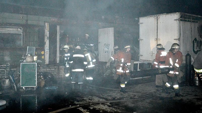 В Днепропетровске произошел крупный пожар