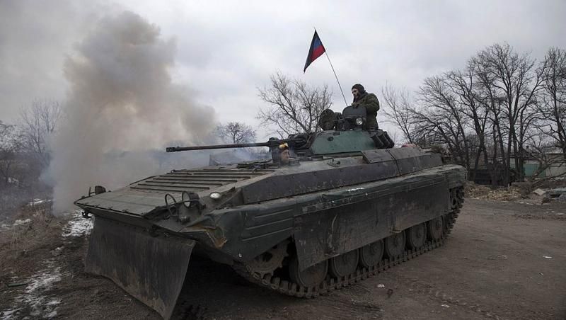 В бою под Авдеевкой боевики использовали танк