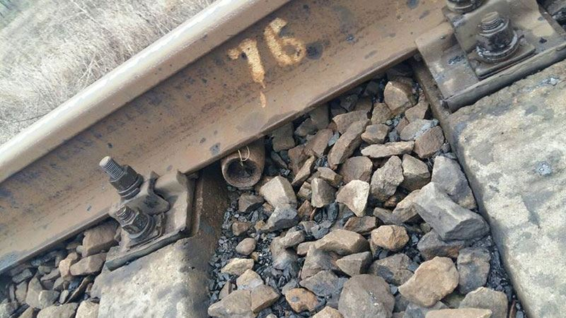На Донбассе предупредили взрыв на железной дороге