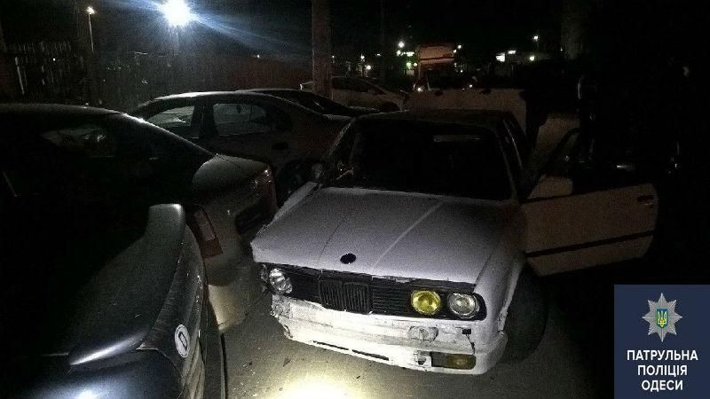 П’яний водій протаранив одразу 5 авто в Одесі