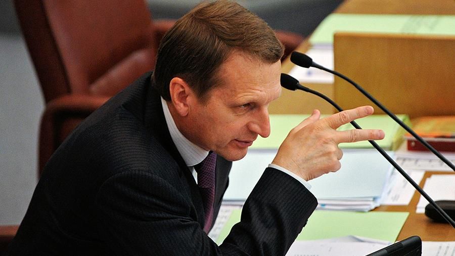 Спикеру российской Думы мерещатся "украинские провокации" в Крыму Спикеру российской Думы мерещатся "украинские провокации" в Крыму