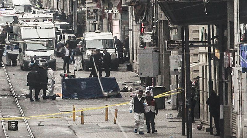 Появилось видео момента взрыва в Стамбуле Появилось видео момента взрыва в Стамбуле