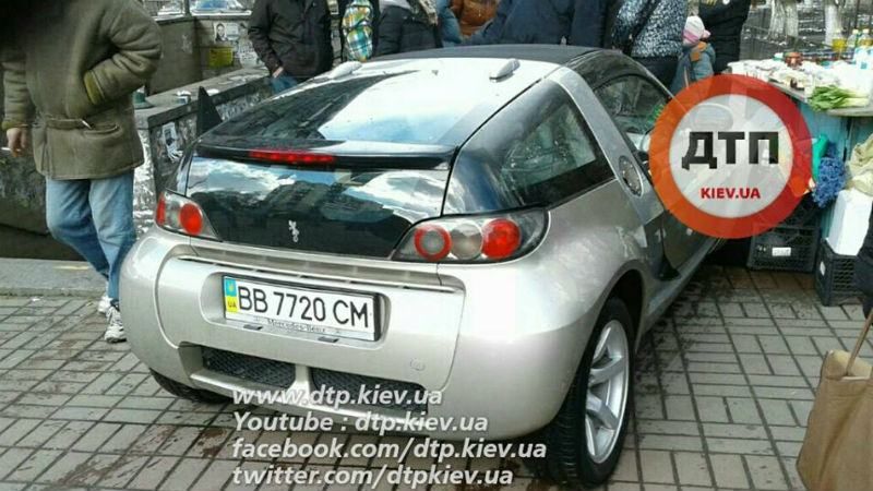 Машина сбила ребенка на тротуаре в Киеве Машина сбила ребенка на тротуаре в Киеве