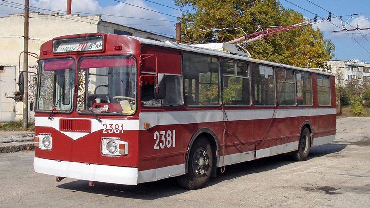 В окупованому Севастополі поменшало тролейбусів через брак світла