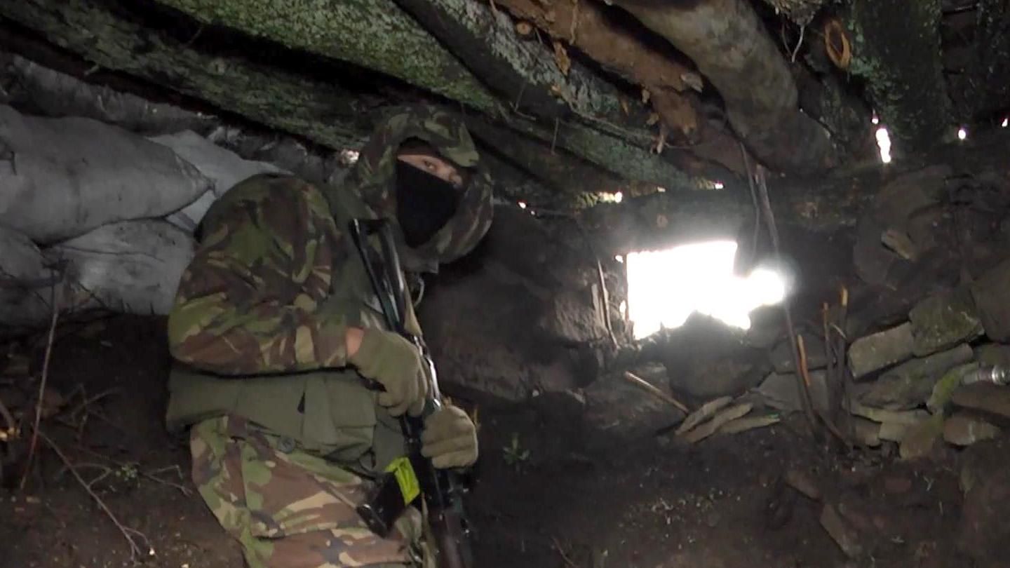 Как украинские бойцы охраняют стратегические высоты Донбасса