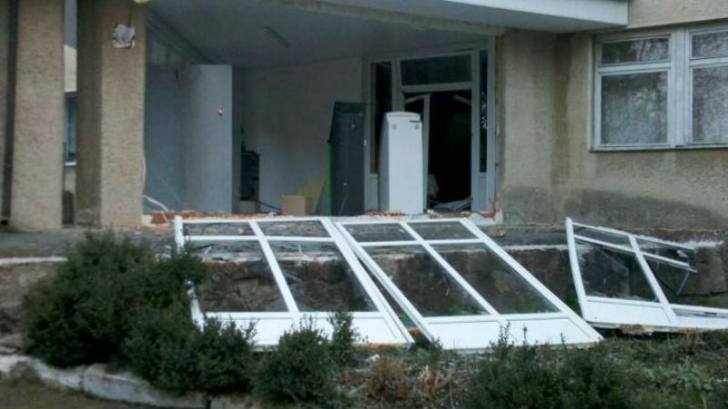 Взрыв в больнице на Прикарпатье