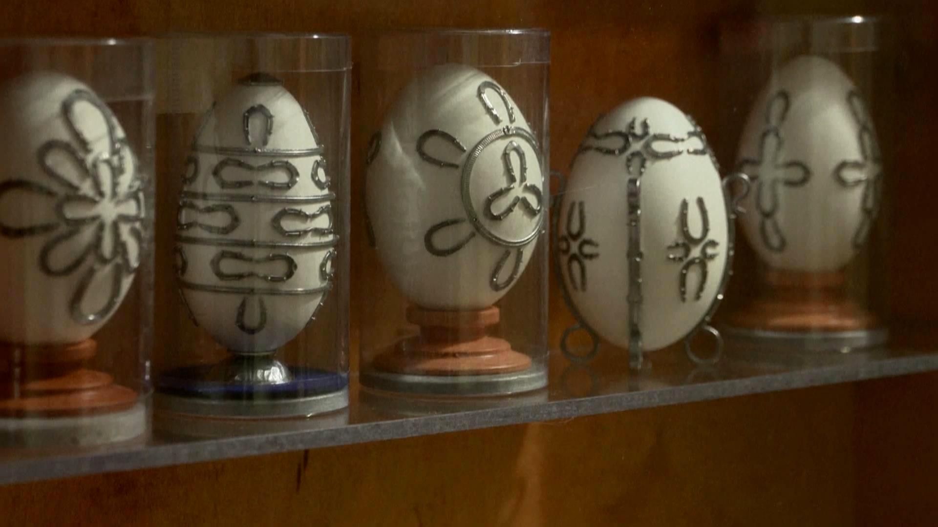 Уникальные подкованные писанки изготавливают в Венгрии Уникальные подкованные писанки изготавливают в Венгрии