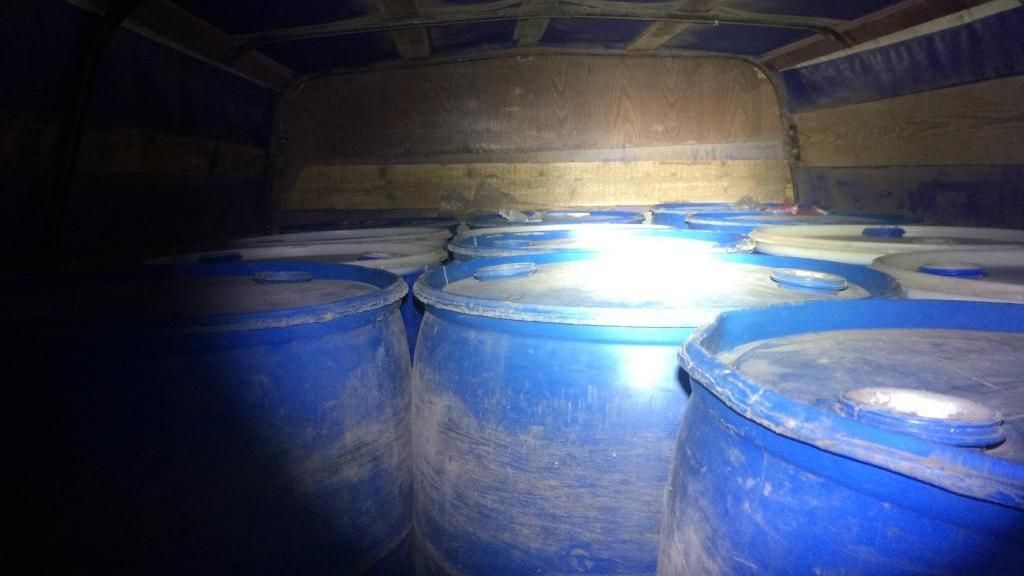 На Одещині спіймали контрабандиста з трьома тоннами спирту На Одещині спіймали контрабандиста з трьома тоннами спирту