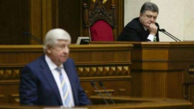 Порошенко не поспішає звільняти Шокіна