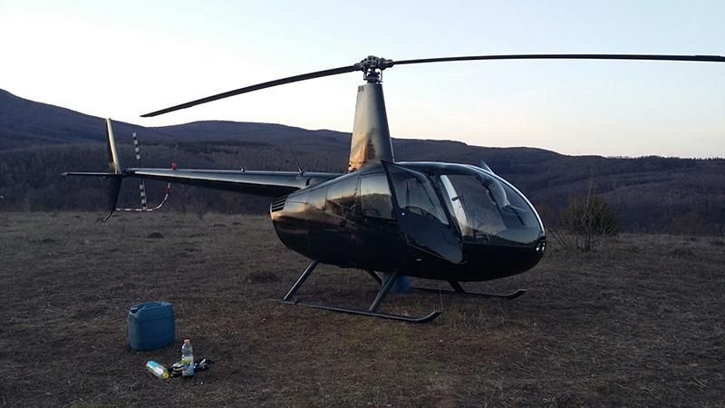 На Закарпатье со стрельбой задержали вертолет На Закарпатье со стрельбой задержали вертолет