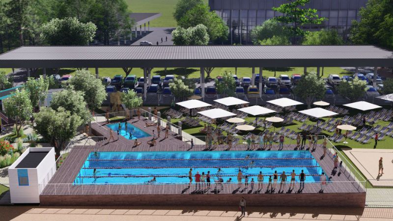 В Киеве построят два летних бассейна