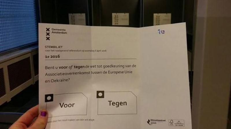 З'явилися перші дані екзит-полів з референдуму в Нідерландах