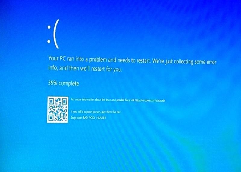 Microsoft удосконалив "синій екран смерті"