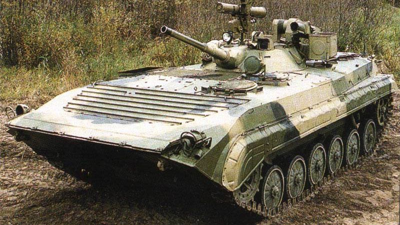 Сили АТО підбили БМП терористів Сили АТО підбили БМП терористів