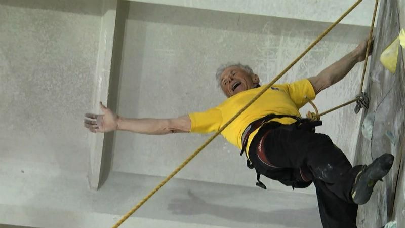 Український скелелаз встановив новий рекорд у 75 років