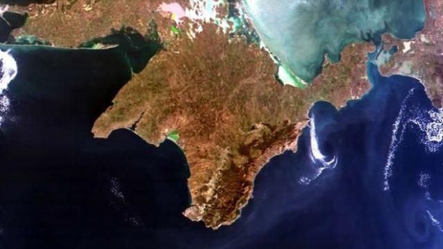 Астронавт показав, як виглядає Крим з космосу 