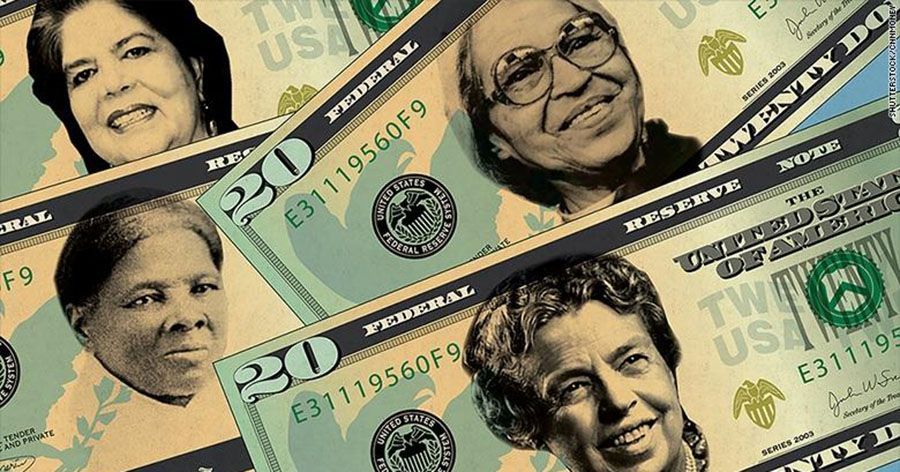 Портреты женщин появятся на банкнотах США