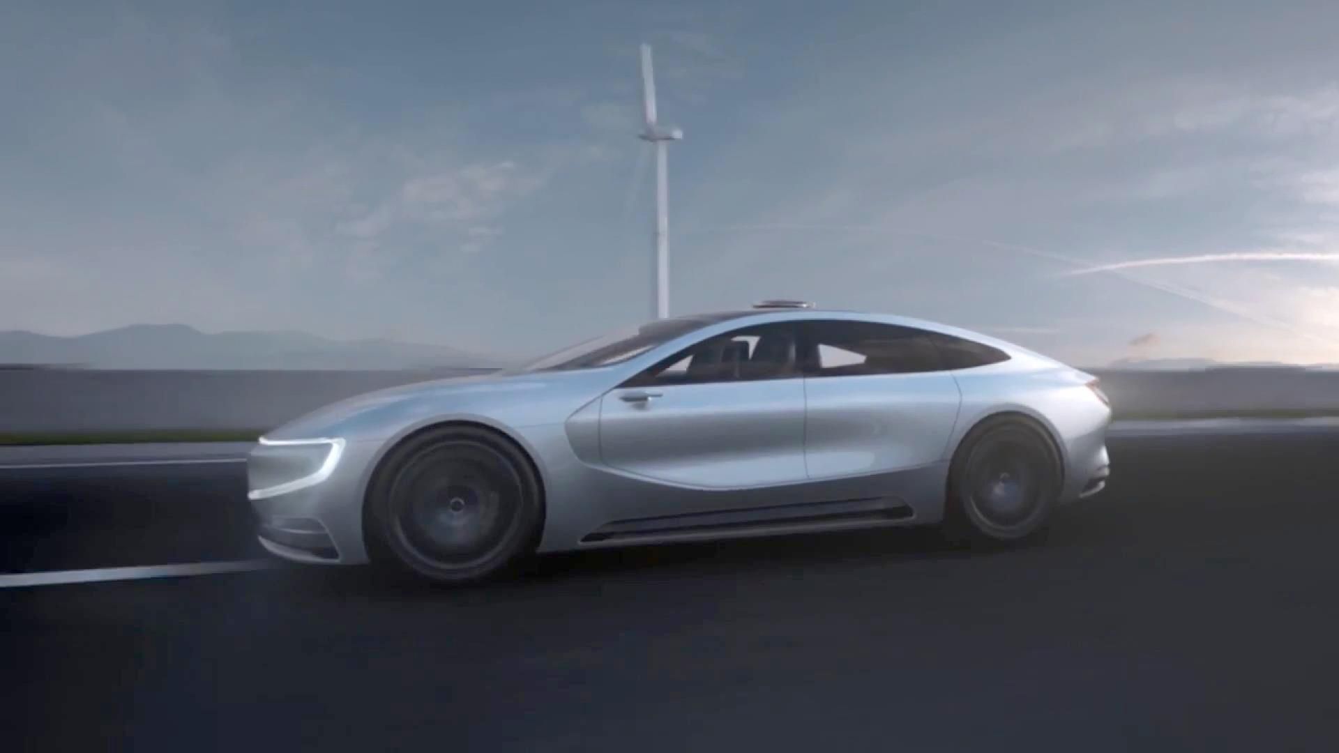 Первый в мире электрокар с автопилотом презентовали в Китае Первый в мире электрокар с автопилотом презентовали в Китае