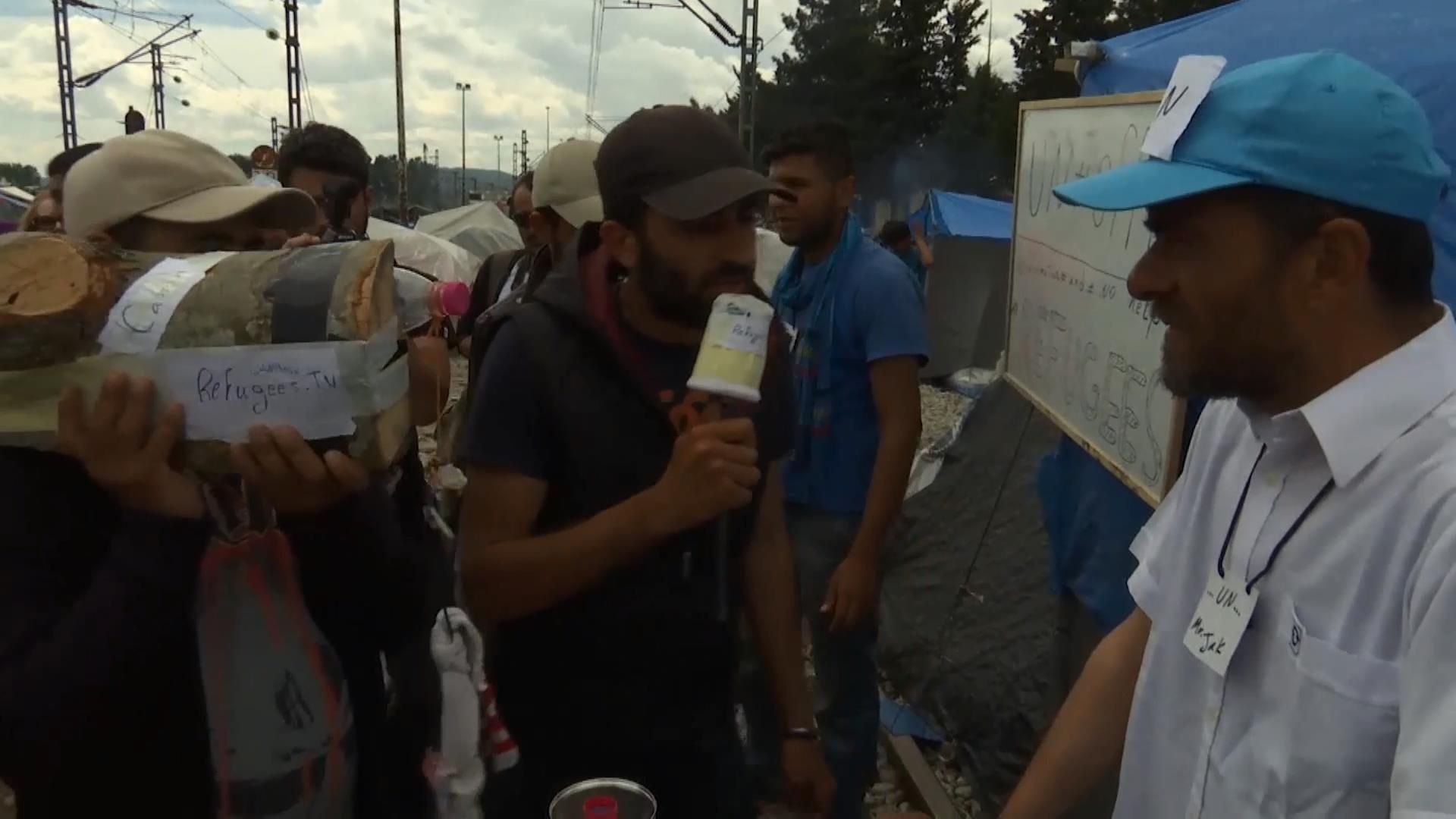 Сирийские беженцы посмеялись над ООН Сирийские беженцы посмеялись над ООН