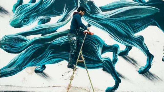 Перший мурал з'явився у Чорнобилі: опубліковано фото Перший мурал з'явився у Чорнобилі: опубліковано фото