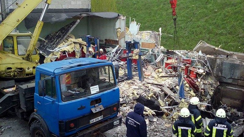 В результате мощного взрыва в Киеве погиб мужчина