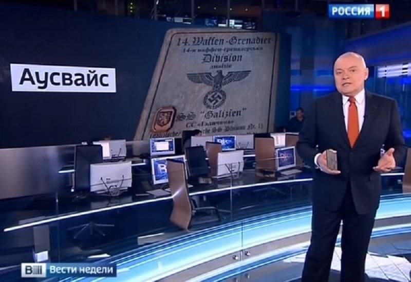 "Нацистське посвідчення" в ефірі Кисельова виявилося дешевою фальшивкою "Нацистське посвідчення" в ефірі Кисельова виявилося дешевою фальшивкою