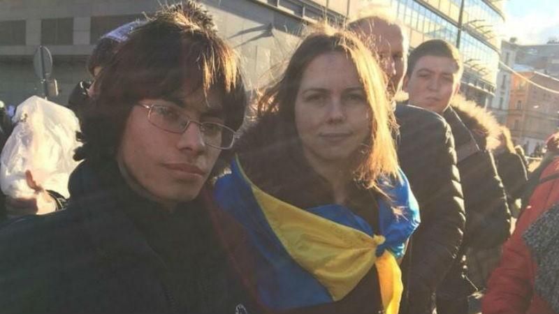В Москві  побили активіста "за Україну" 