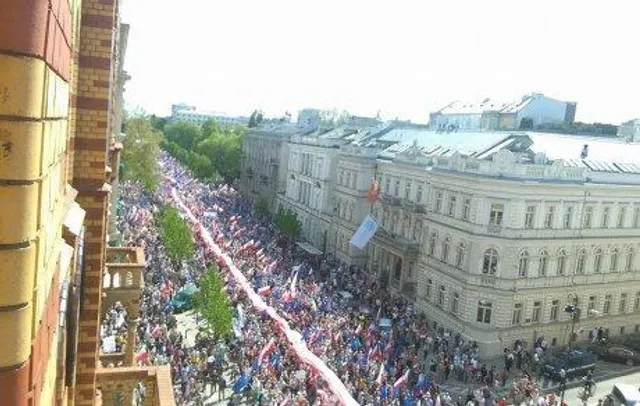 Варшава, мітинг