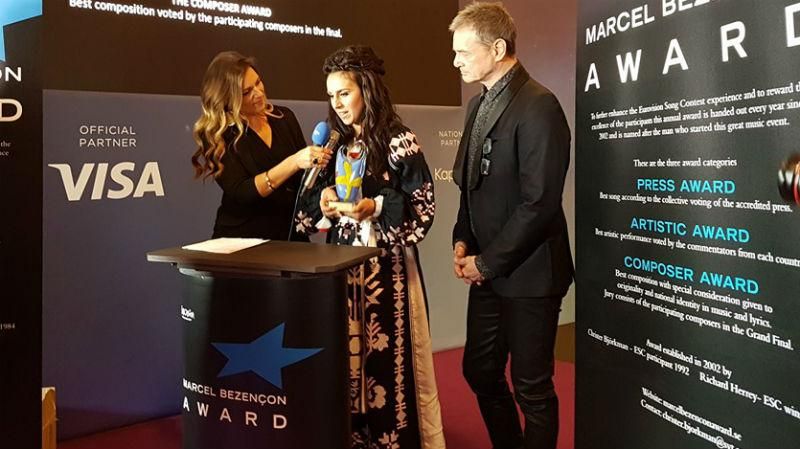 Джамала отримала ще одну нагороду на Євробаченні Джамала отримала ще одну нагороду на Євробаченні