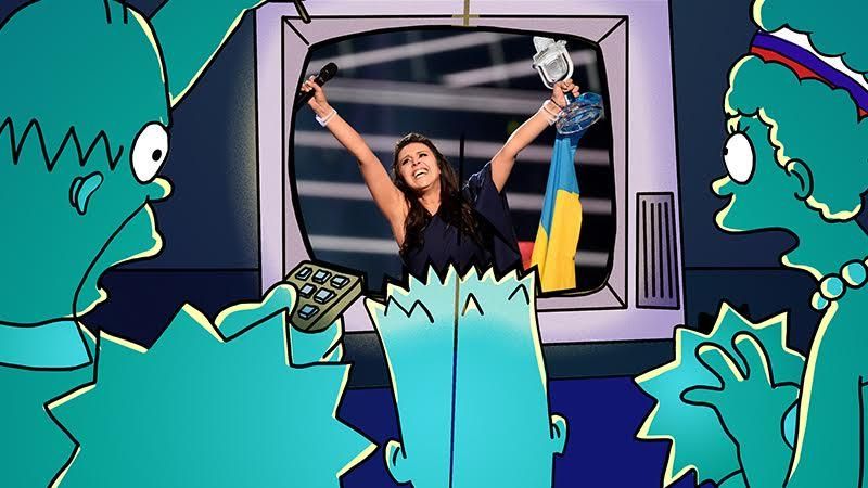 Карикатура тижня: переоцінки Євробачення Карикатура тижня: переоцінки Євробачення