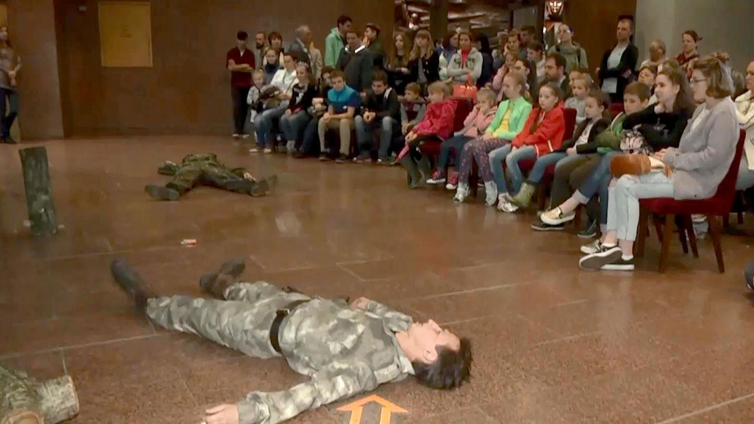 Ночь музеев в Киеве: сцены войны и экспонаты украинско-российской войны
