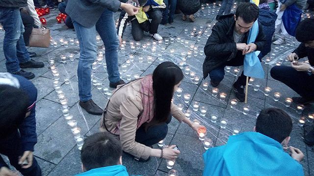 Киев чтит память жертв депортации крымских татар: опубликованы фото