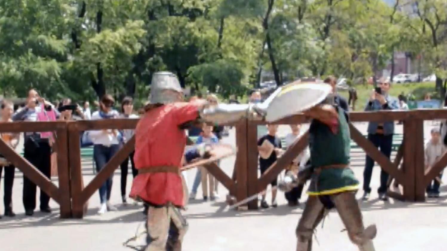 Фестиваль превратил Одессу в город рыцарей и Средневековья Фестиваль превратил Одессу в город рыцарей и Средневековья