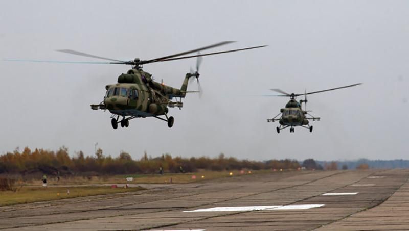 Російські вертольоти зацікавились Україною