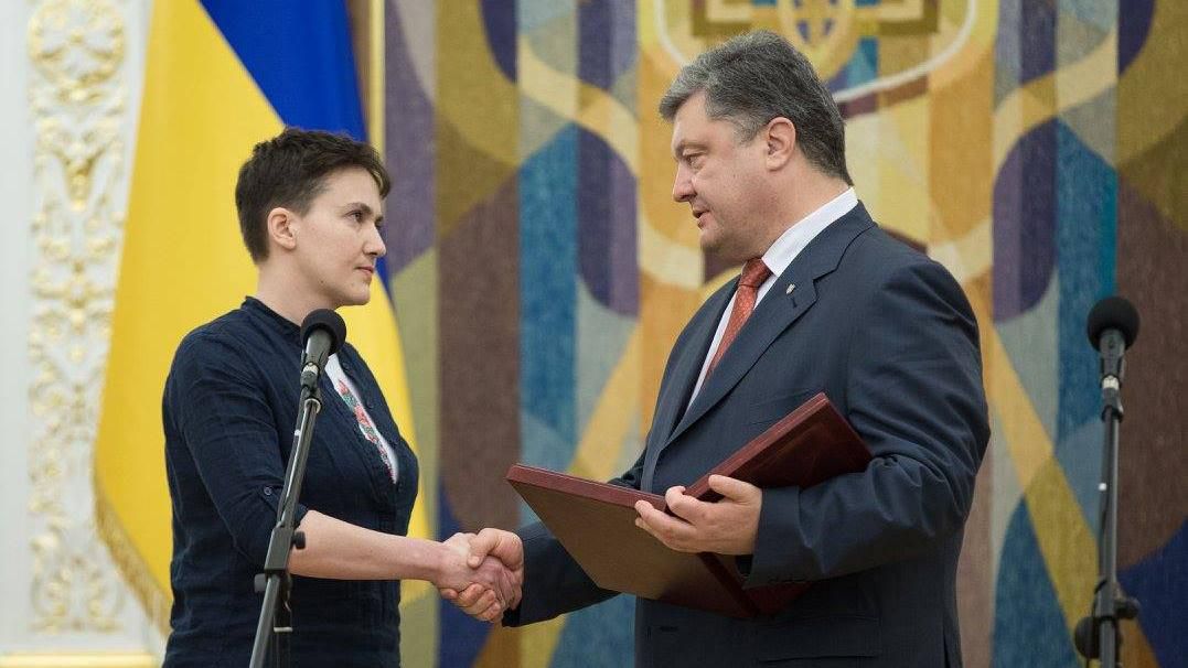 Савченко встретилась с Порошенко: о чем договорились