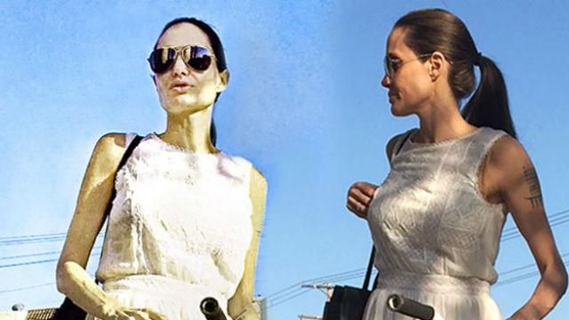 Джоли дальше худеет. Папарацци сделали жуткие фото актрисы Джоли дальше худеет. Папарацци сделали жуткие фото актрисы