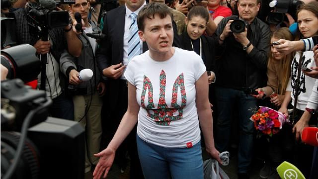 Первая пресс-конференция Надежды Савченко: онлайн Первая пресс-конференция Надежды Савченко: онлайн