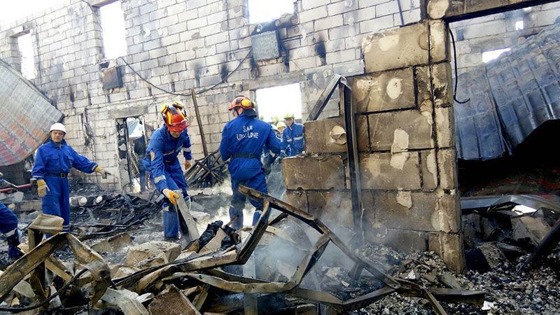 Внаслідок пожежі під Києвом загинуло 17 людей