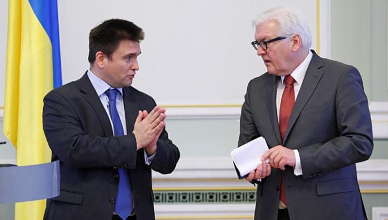 Климкин и Штайнмайер эмоционально поговорили о Донбассе в Берлине