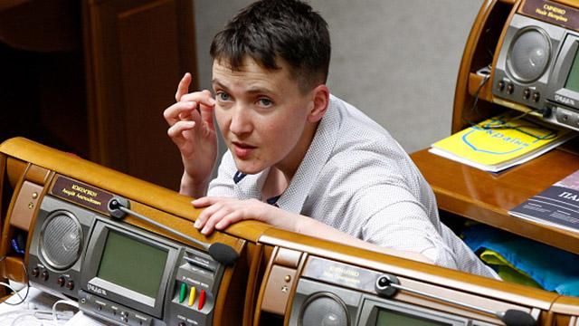 Савченко зарегистрировала первый законопроект после возвращения из России