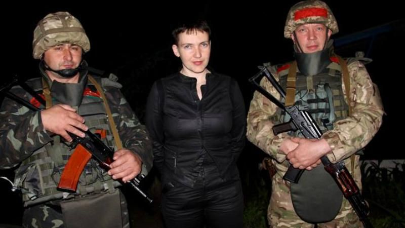 Савченко ночью поехала в зону АТО: опубликованы фото
