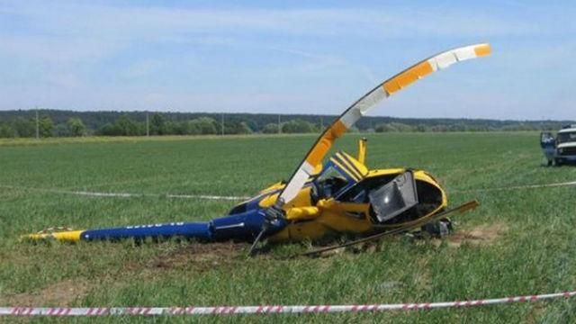 Вертолет разбился в Хмельницкой области